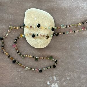 Rainbow Palette Gem Necklace